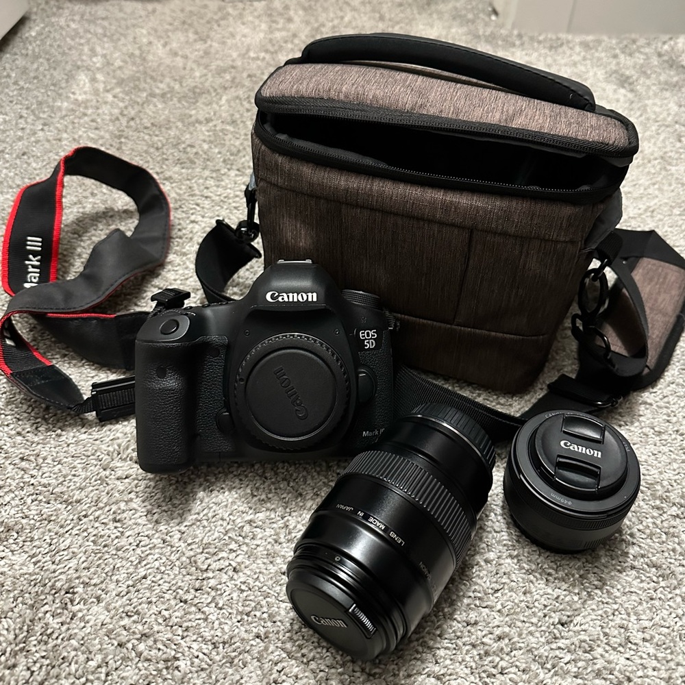 CANON 5D MARK III with Lens and Waterproof Bag